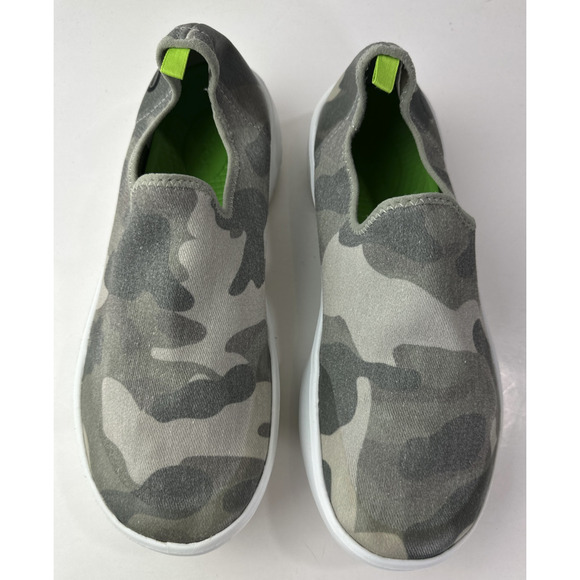 Oofos Women's Oomg Eezee Green Camo Recovery Slip On Comfort Shoes Low Size 9 - Picture 2 of 13
